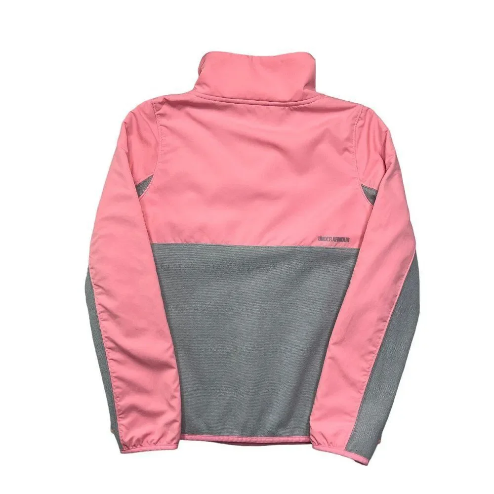 Under Armour‎ Sweater Sweatshirt Girls 1/4 Button Lightweight Pullover Jacket